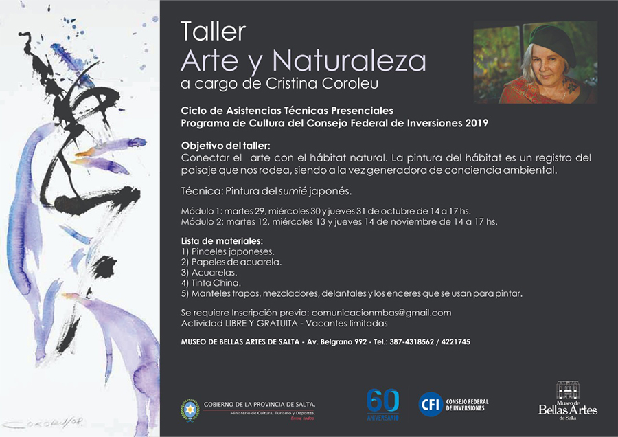 Cristina Coroleu - Taller Arte y Naturaleza