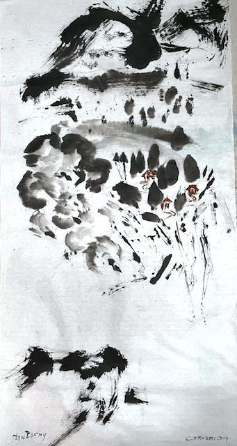 Cristina Coroleu - Tinta japonesa sobre papel de arroz
